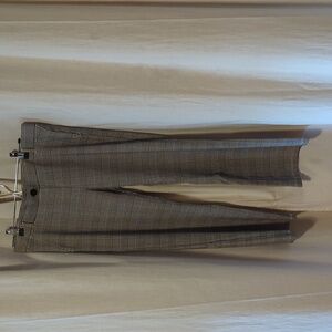 Betabrand Plaid Women's Pants - Black and White